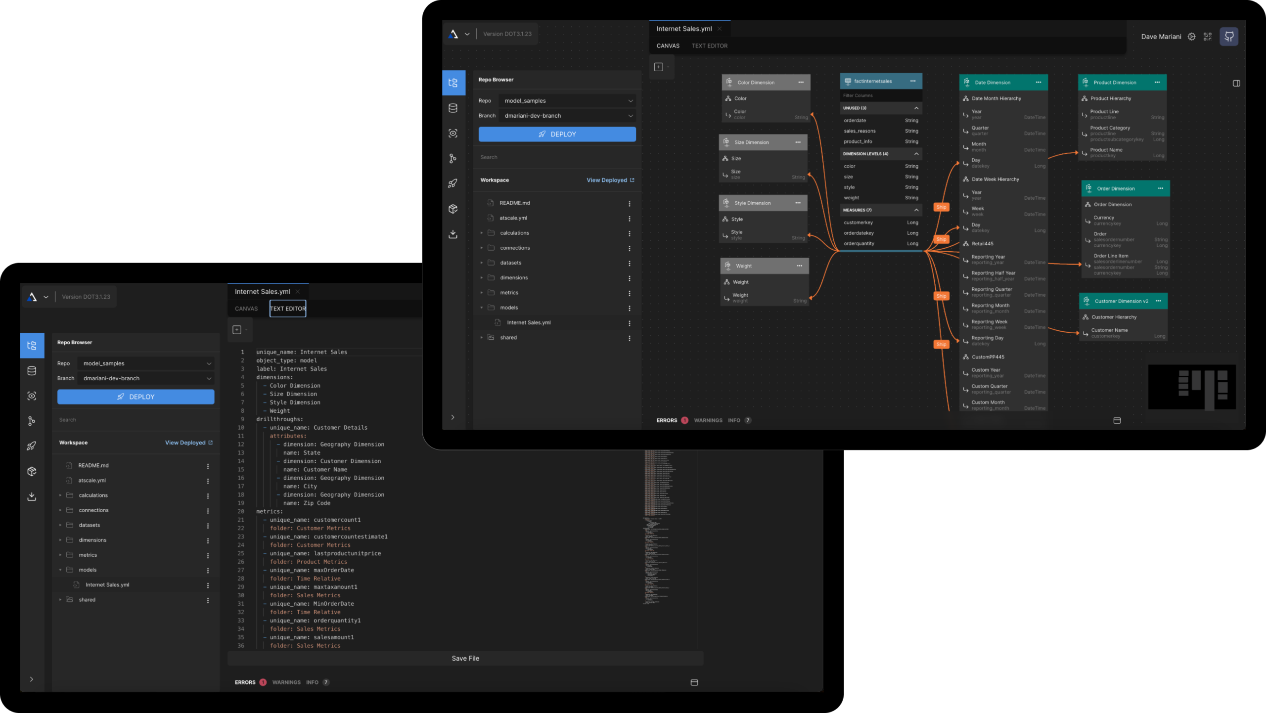 AtScale Platform-Code and Non Code Based Semantic Model