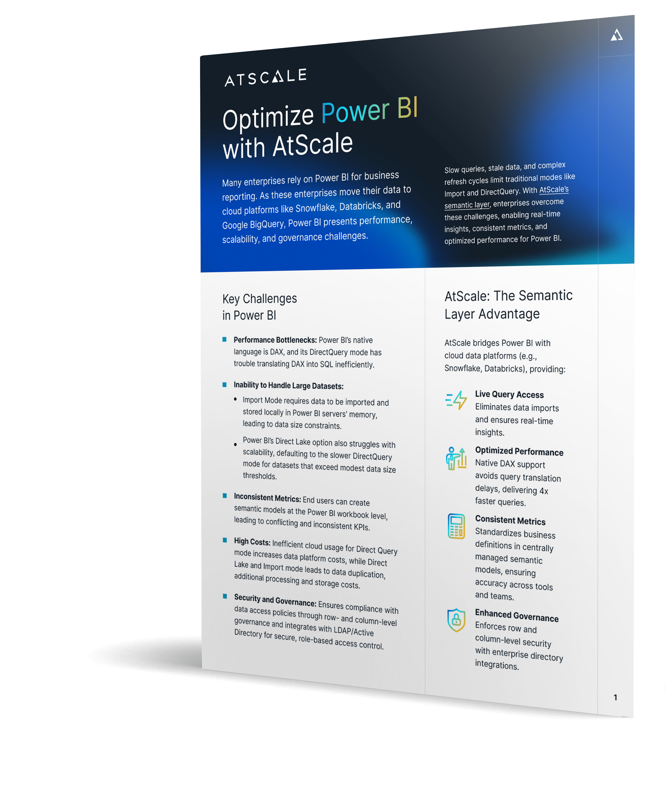 Optimize Power BI with AtScale