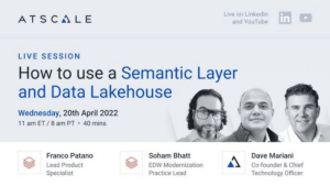 How to use semantic layer and data lakehouse: live session banner